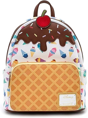 Loungefly x Disney Princess Ice Cream Mini-Backpack (One Size, White Multi)