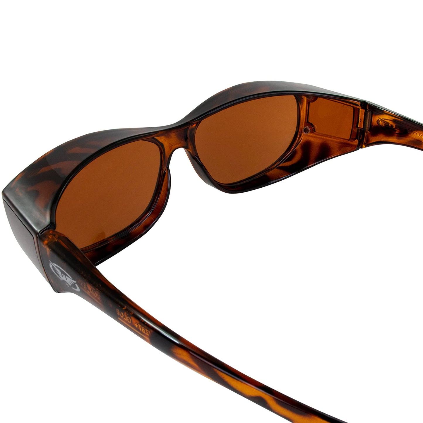 Global Vision Escort Demi Fit Over Sunglasses ANZI Z87.1+ Safety Compliant Driving Mirror Lenses