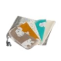 5-Count Organic Cotton Flannel Wipes - Reusable, Quick-Drying, Soft & Absorbent | Decorative Print Cloths for Delicate Skin, Facial Care & Daily