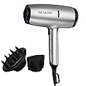 REVLON Dry Max Hair Dryer with Diffuser for Natural Curls| Prevents Frizz, Speeds Drying Time, and Reduces Damage, Plus Concentrator for Precise