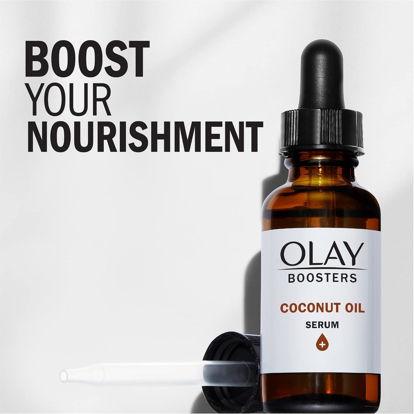 Olay Coconut Oil Serum, Nourishing Antioxidant Booster, Fragrance-Free, 1.0 Oz