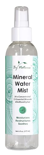 By Natures Mineral Water Mist - 6 oz