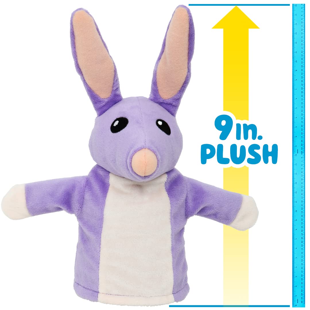 Bluey Unicorse and Bob Bilby Plush Puppet Pack of 2, 8-9”, Soft, Animal Puppets Made for Little Hands, Cuddly Puppets for Kids Ages 3+