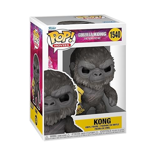 Funko POP! Movies: Godzilla X Kong: The New Empire - Kong - Godzilla Vs Kong - Collectable Vinyl Figure - Gift Idea - Official Merchandise - for Kids…