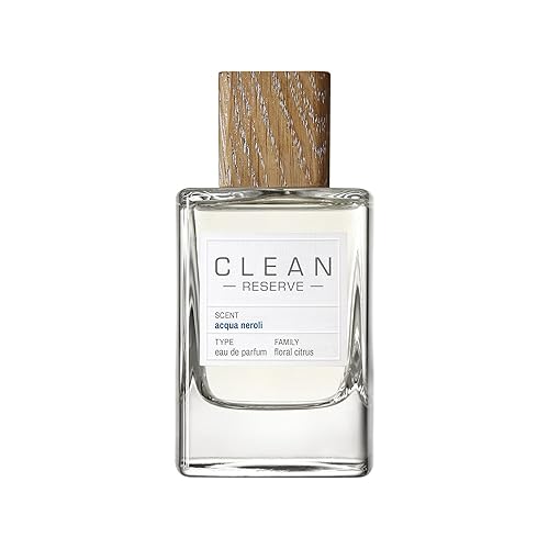 CLEAN RESERVE Acqua Neroli Eau de Parfum | Eco-Conscious & Sustainable Spray Fragrance | Vegan, Phthalate-Free, & Paraben-Free | 3.4 Fl Oz/100mL