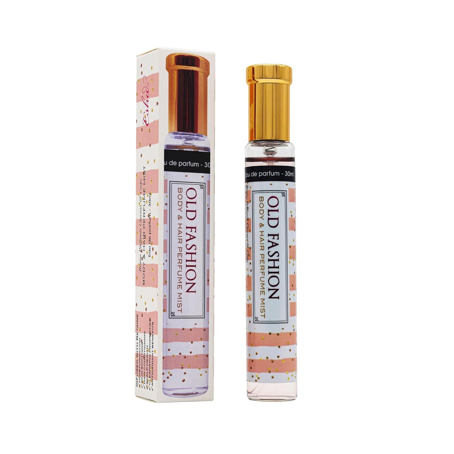 Esha Body & Hair Perfume Mist - Eau de Parfum for Women - Infused with Betaine - Citrus Orange and Lily - (OLD FASHION) Beauty & Personal Care Esha