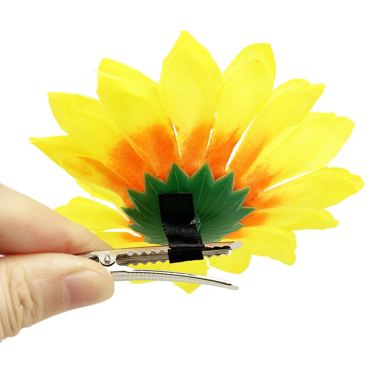 12 Pieces Sunflower Hair Clips Alligator Pins Accessories 3.9 inches for Wedding Party Boho Beach Photography Christmas Decorations