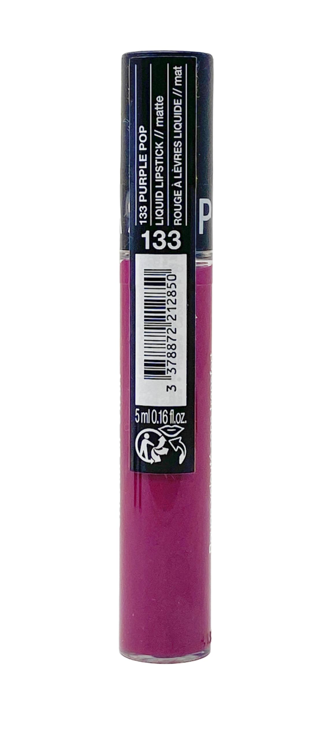 SEPHORA Collection Cream Lip Stain - 133 Purple Pop (matte magenta purple) 0.16 oz. / 5 mL