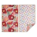 WerkShoppe Abstract Poppies Microfiber Towel