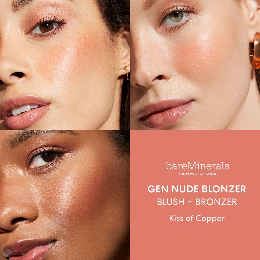 bareMinerals Gen Nude Blonzer, Kiss of Copper, Vegan, Cruelty-Free & Dermatologist-Tested