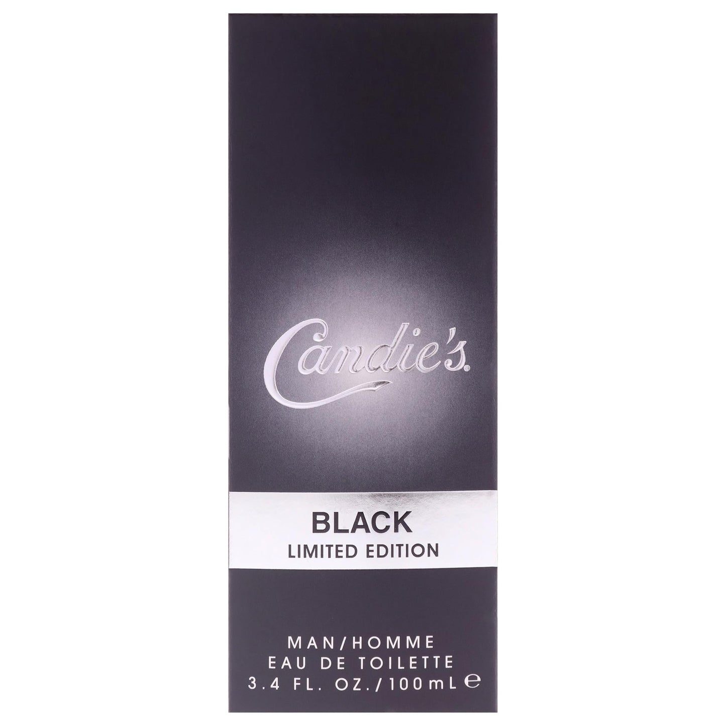 CANDIE'S Black For Him Eau de Toilette - Long-Lasting Cologne for Men, Sweet Masculine Scent, Strong Body Spray, Ideal for Daily Wear, Lasts All Day