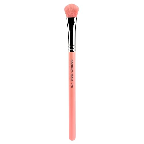 Bdellium Tools Professional Makeup Brush - Pink Bambu Series 778 Large Shadow - With Soft Synthetic Fibers, For Applying Shadow (Pink, 1pc)