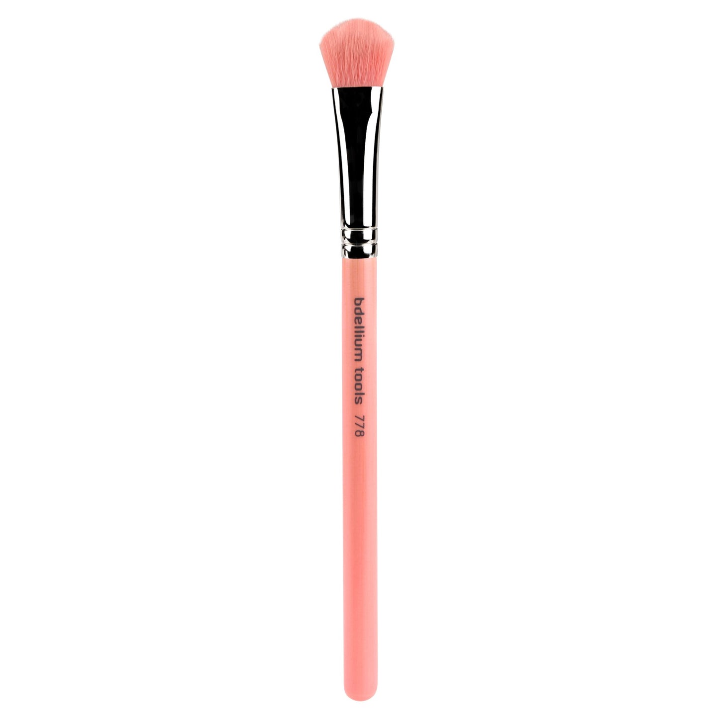 Bdellium Tools Professional Makeup Brush - Pink Bambu Series 778 Large Shadow - With Soft Synthetic Fibers, For Applying Shadow (Pink, 1pc)