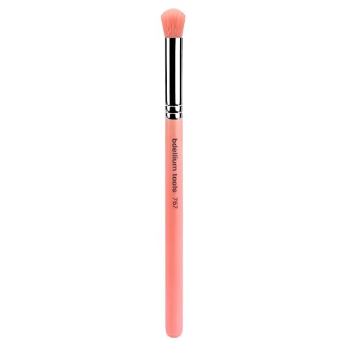 Bdellium Tools Professional Makeup Brush - Pink Bambu Series 767 Round Dome Blender - With Soft Synthetic Fibers, For Blending & Smoothing (Pink, 1pc)