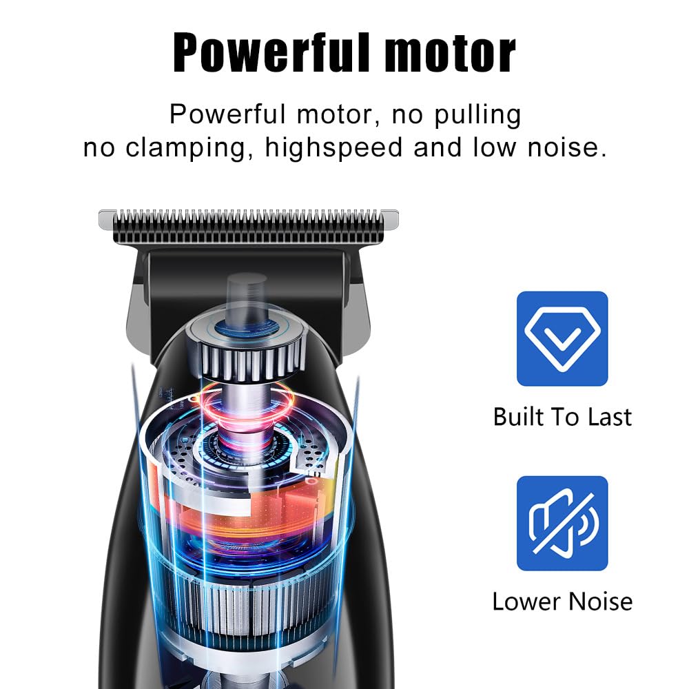 Hair Clippers for Men Cordless 2 in 1 Versatile Beard Trimmer with Powerful Moyor and 4 Guide Combs,Professional Haircutting Kits for Home Barber Use Beauty and Personal Care QDKVTNDJZ