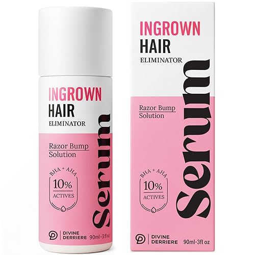 Razor Bump Stopper with Dark Spot Remover, Ingrown Hair Treatment for Bikini Area and Razor Bumps Treatment - Salicylic Acid After Shave Solution