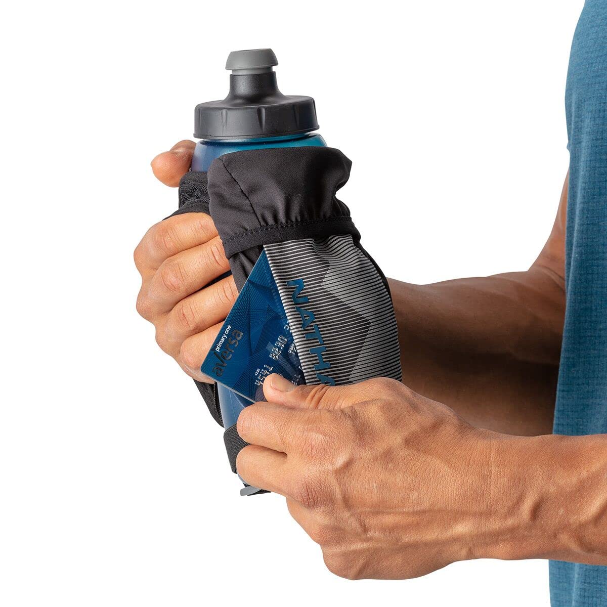 Nathan, Quick Squeeze, Black/Marine Blue, 22oz