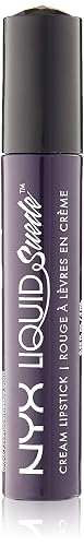 NYX PROFESSIONAL MAKEUP Liquid Suede Cream Lipstick - Foul Mouth (Navy Black)