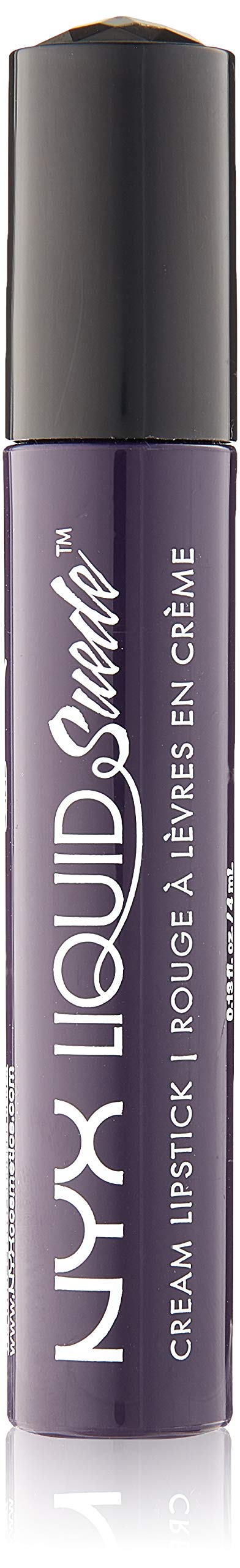 NYX PROFESSIONAL MAKEUP Liquid Suede Cream Lipstick - Foul Mouth (Navy Black)