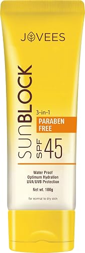 Jovees Anjeer & Carrot Sunblock with SPF 45 100g