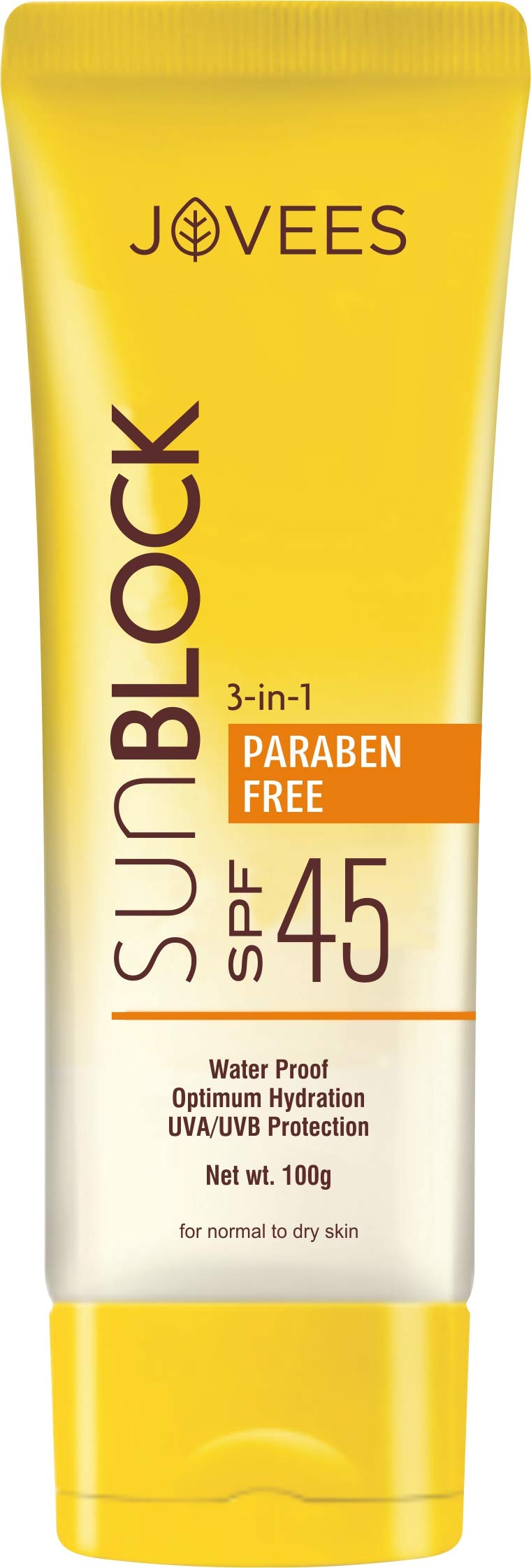 Jovees Anjeer & Carrot Sunblock with SPF 45 100g