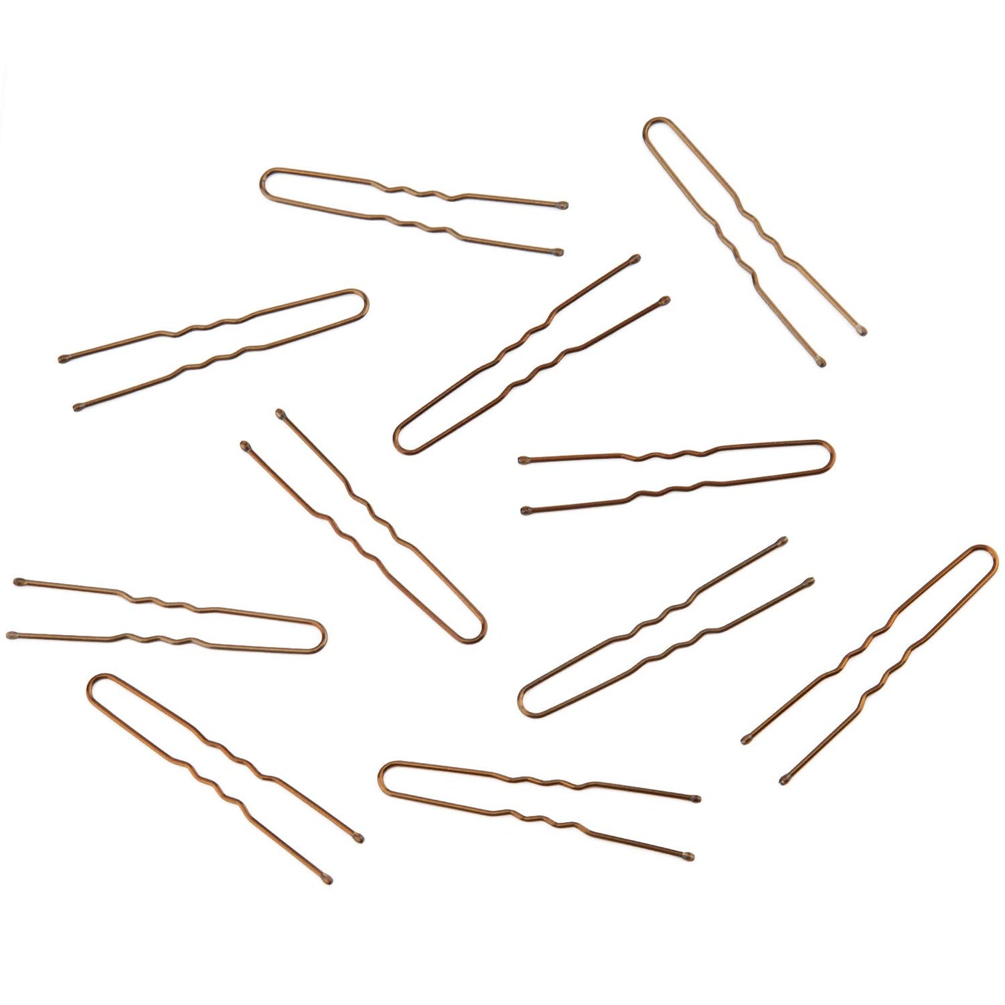 AIEX 200 Pieces U-Shaped Hairpins Kit Hair Clips Hairpins Hair Clips for Women Girls and Hair Salon (Bronze)