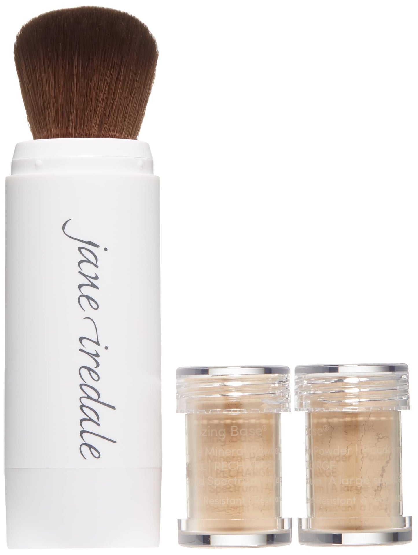 jane iredale Amazing Base Refillable Brush, Golden Glow, 0.18 oz.