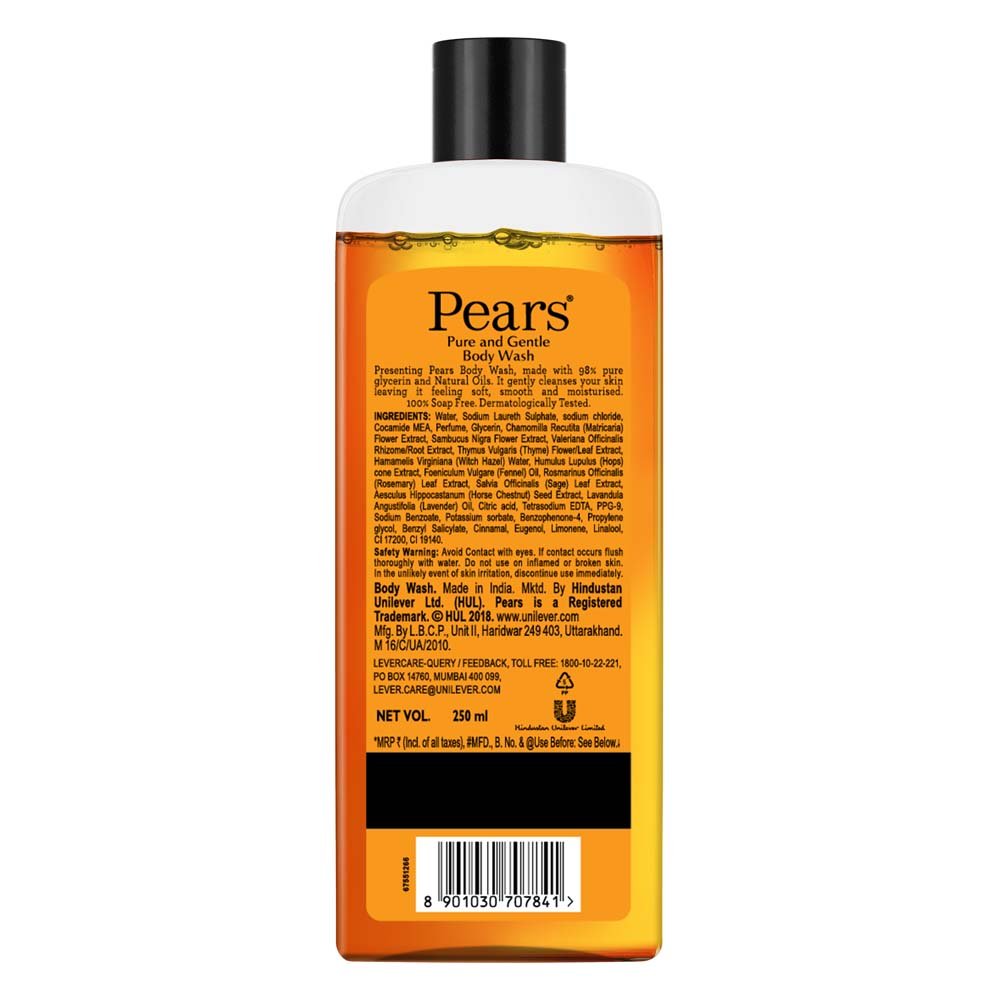 Pears Pure and Gentle Shower Gel, 250ml Beauty & Personal Care Pears