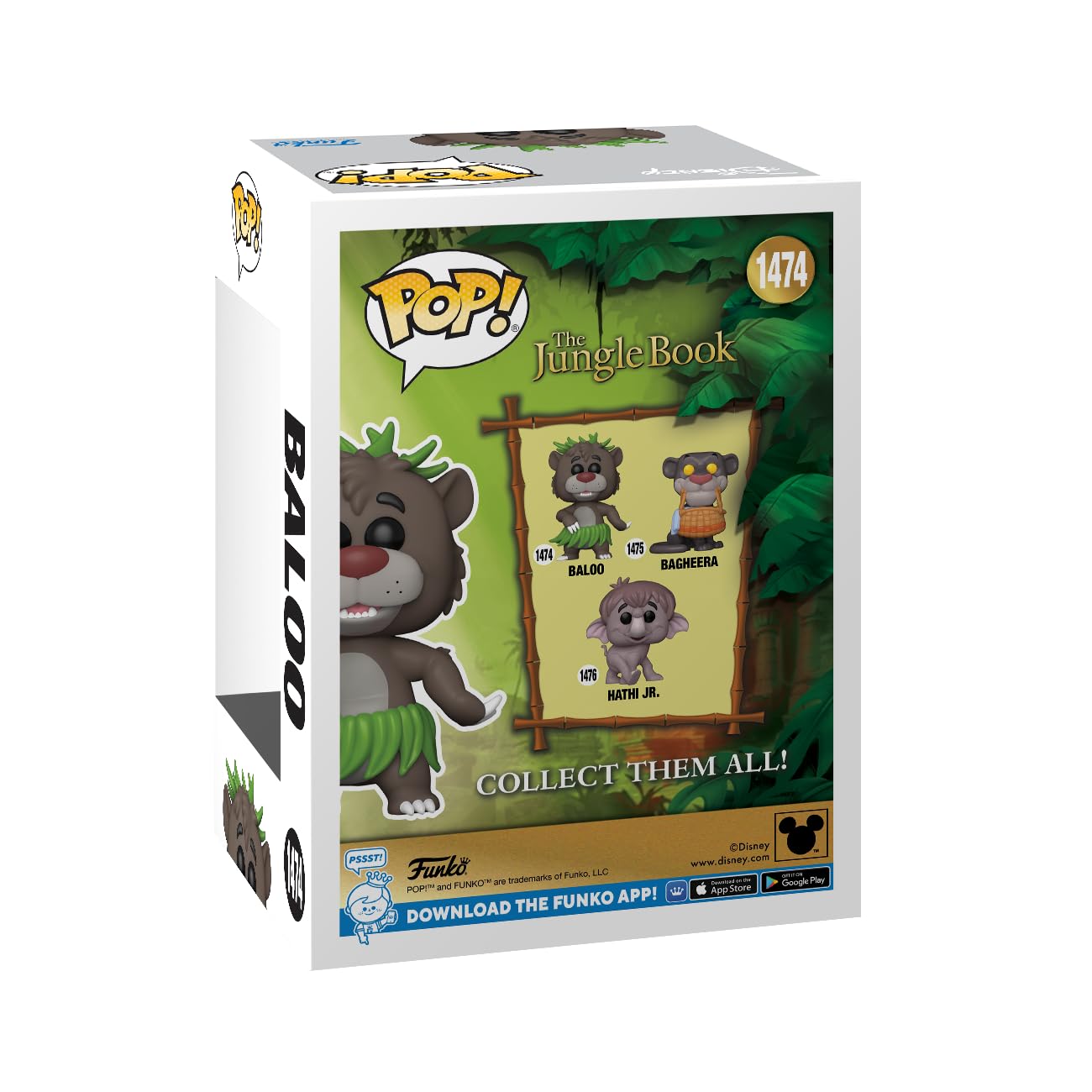 Funko POP! Disney: The Jungle Book - Baloo Bear - Collectable Vinyl Figure - Gift Idea - Official Merchandise - for Kids & Adults - Movies Fans…