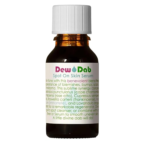 LIVING LIBATIONS - Organic DewDab Acne Spot Treatment | Natural, Wildcrafted, Clean Beauty (.5 fl oz | 15 ml)