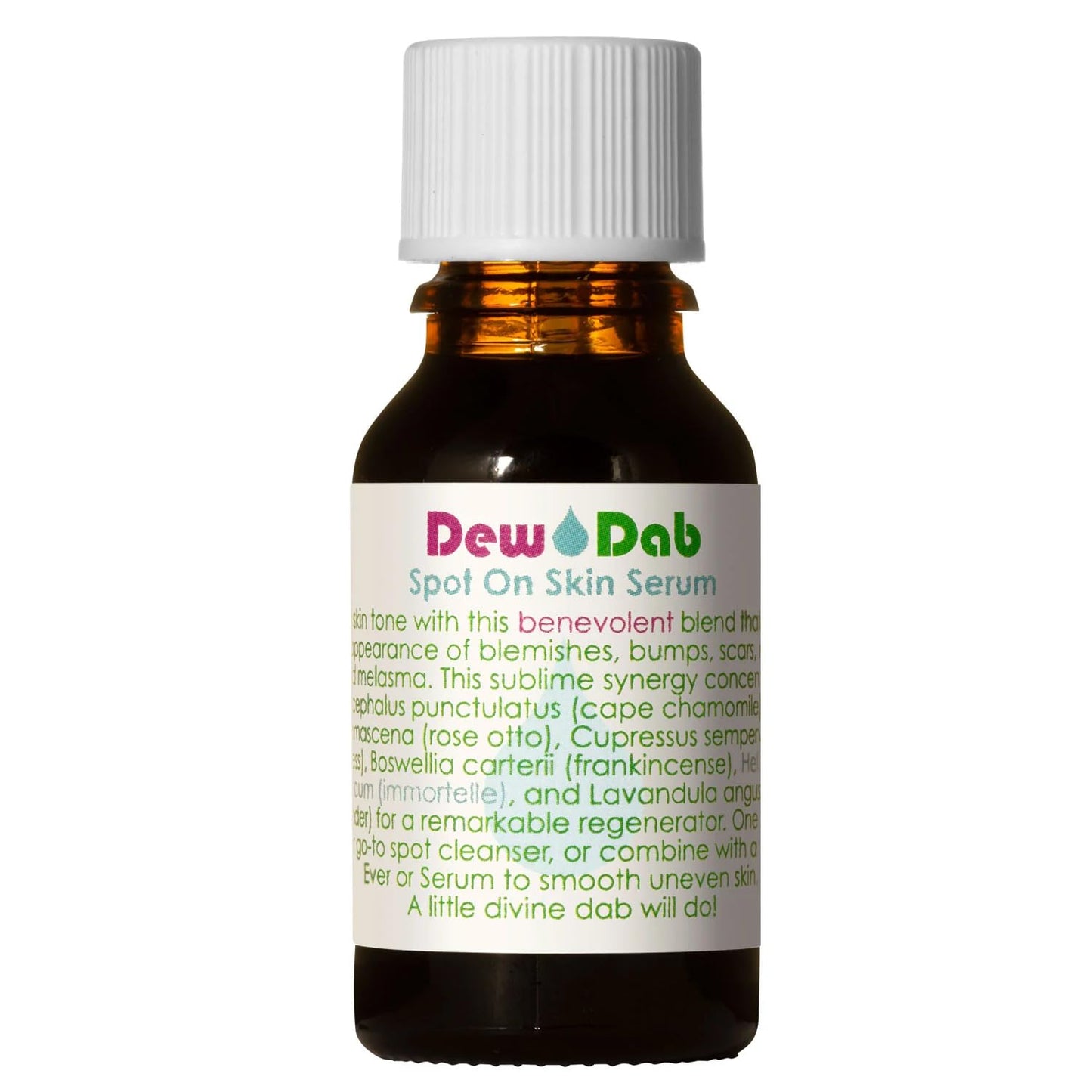 LIVING LIBATIONS - Organic DewDab Acne Spot Treatment | Natural, Wildcrafted, Clean Beauty (.5 fl oz | 15 ml)