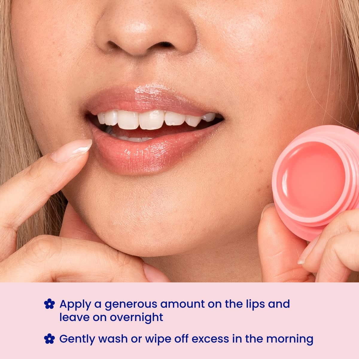 FaceTory Berry Jam Lip Sleeping Mask 10g – Strawberry & Shea Butter for Soft, Moisturized, Nourished Lips | Protects Dry, Cracked & Chapped Lips