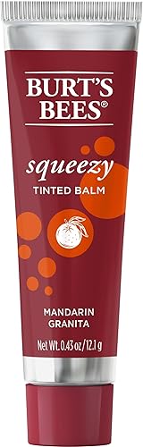 Burts Bees Mandarin Granita Squeezy Tinted Lip Balm, 0.43 OZ