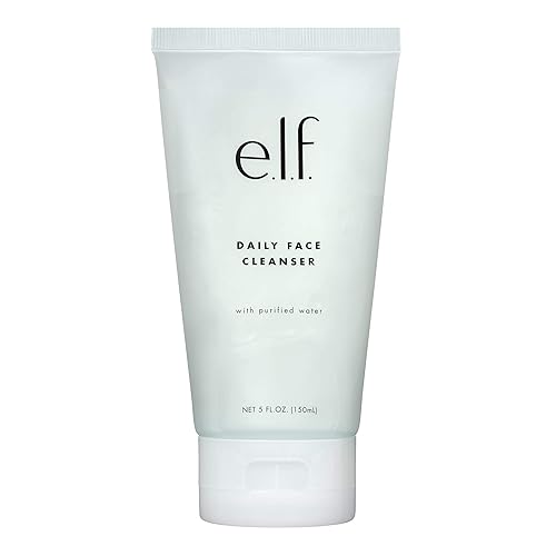 e.l.f. Daily Face Cleanser, Lightweight, Hydrating, Skin-Brightening, Removes Dirt, Impurities and Makeup, Cleanses, Moisturizes, Gentle, Effective