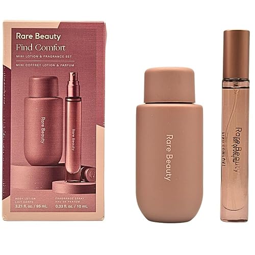 Rare Beauty Mini Find Comfort Lotion & Fragrance Set: Find Comfort Hydrating Body Lotion Mini & Find Comfort Eau de Parfum Beauty & Personal Care Rare Beauty