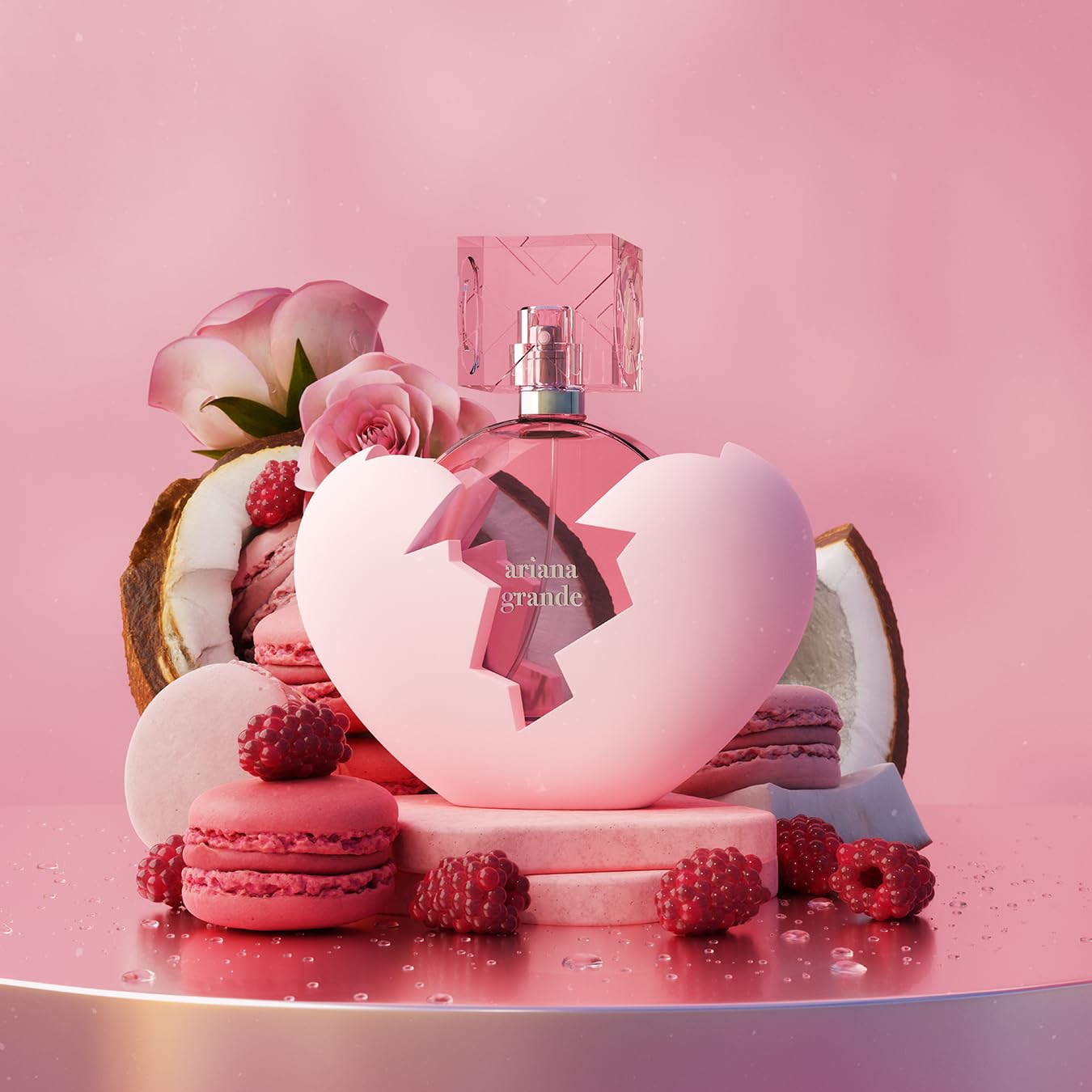 Ariana Grande Thank U Next Eau de Parfum - Floral Gourmand Musk Fragrance for Women - Women's Perfume with Notes of Coconut, Macaroon Sugar & Wild