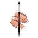 Profusion Cosmetics Firm Blending Eyeshadow Brush - Synthetic Fibers for Smooth Shading & Precision Blending, Waved handle Design, Vegan