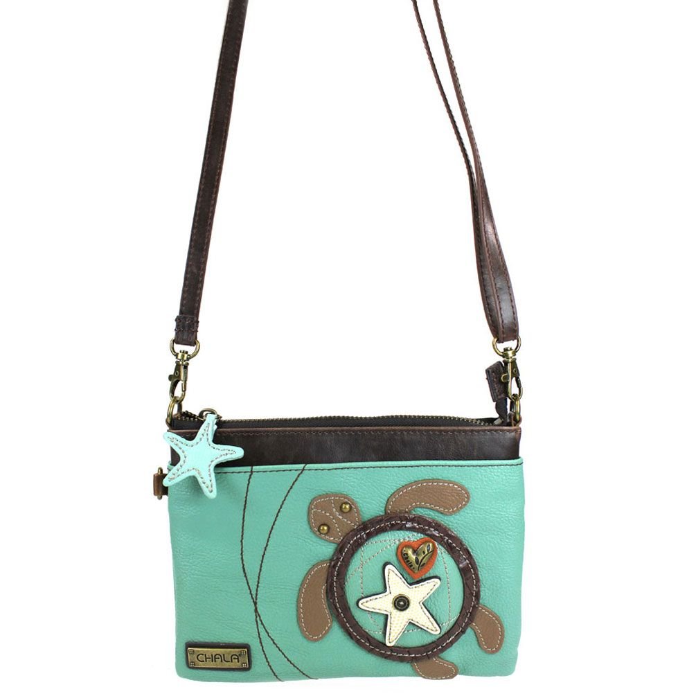 Chala Sea Turtle Mini Crossbody Handbag