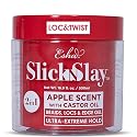 Esha Slick N Slay Braiding Gel - 3-in-1 Ultra Extreme Hold Hydrating Conditioning Shining Gel for Hair - Fast Dry Locking Gel for Locs, Twists, Braids
