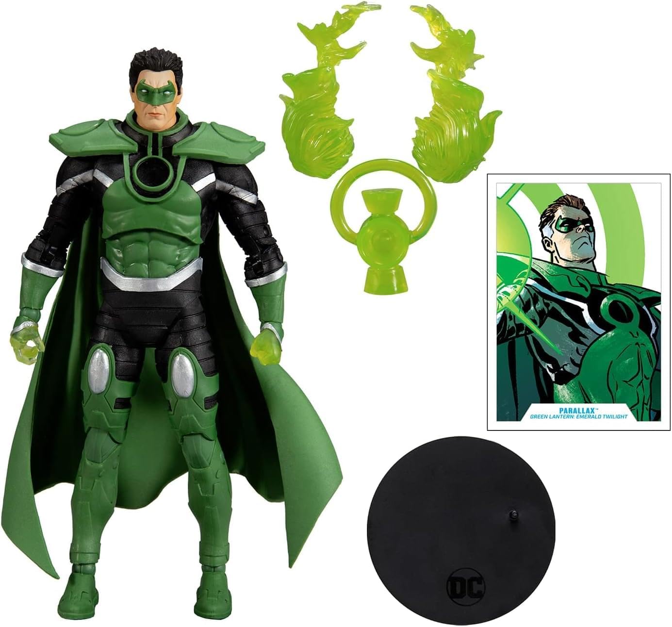 McFarlane Toys - 7-Inch Parallax Green Lantern Figure - DC Multiverse Figures - Based on DC Comics- Gold Label Hal Jordon Action Figure - 22 Moving…