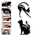 Garden Of Arts Cat Line Eyeliner Stencil, Smoky Eyeshadow Applicators Template Plate, Professional Multifunction Black Cat Shape Eye liner & Eye…