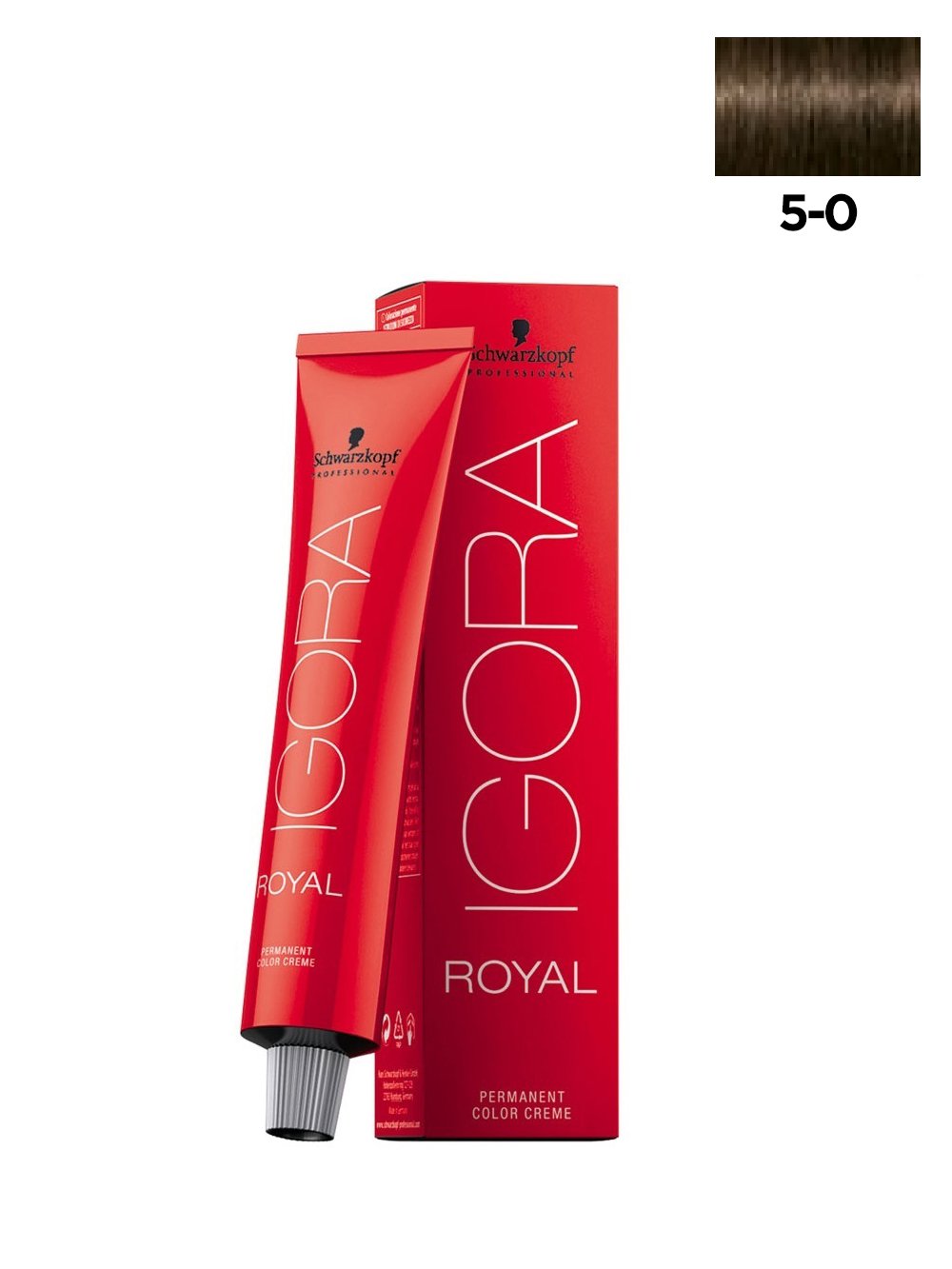 Schwarzkopf IGORA ROYAL 5-0 Light Brown Natural 60ml by Schwarzkopf