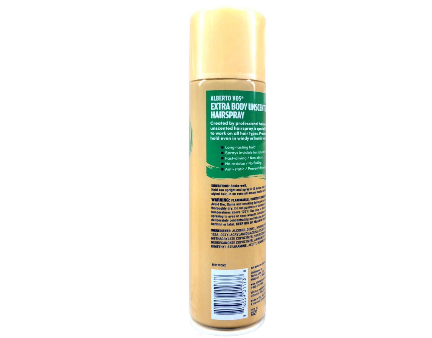 VO5 Crystal Clear Hairspray, Unscented 8.5 oz (Pack of 4)