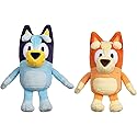 Bluey & Bingo Small Plush Bundle - 2 Pack Soft Stuffed Animals for Kids, Perfect Size for Little Hands, Cuddly Travel Toys, Embroidered Faces, Gift…