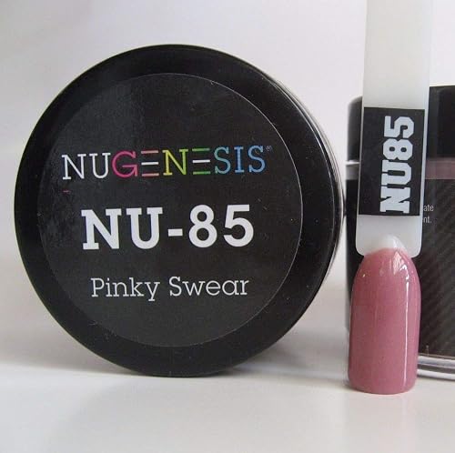 NuGenesis Nail Dipping Powder Color 1.5oz/43g Jar - (NU85 Pinky Swear) Beauty & Personal Care Nugenesis