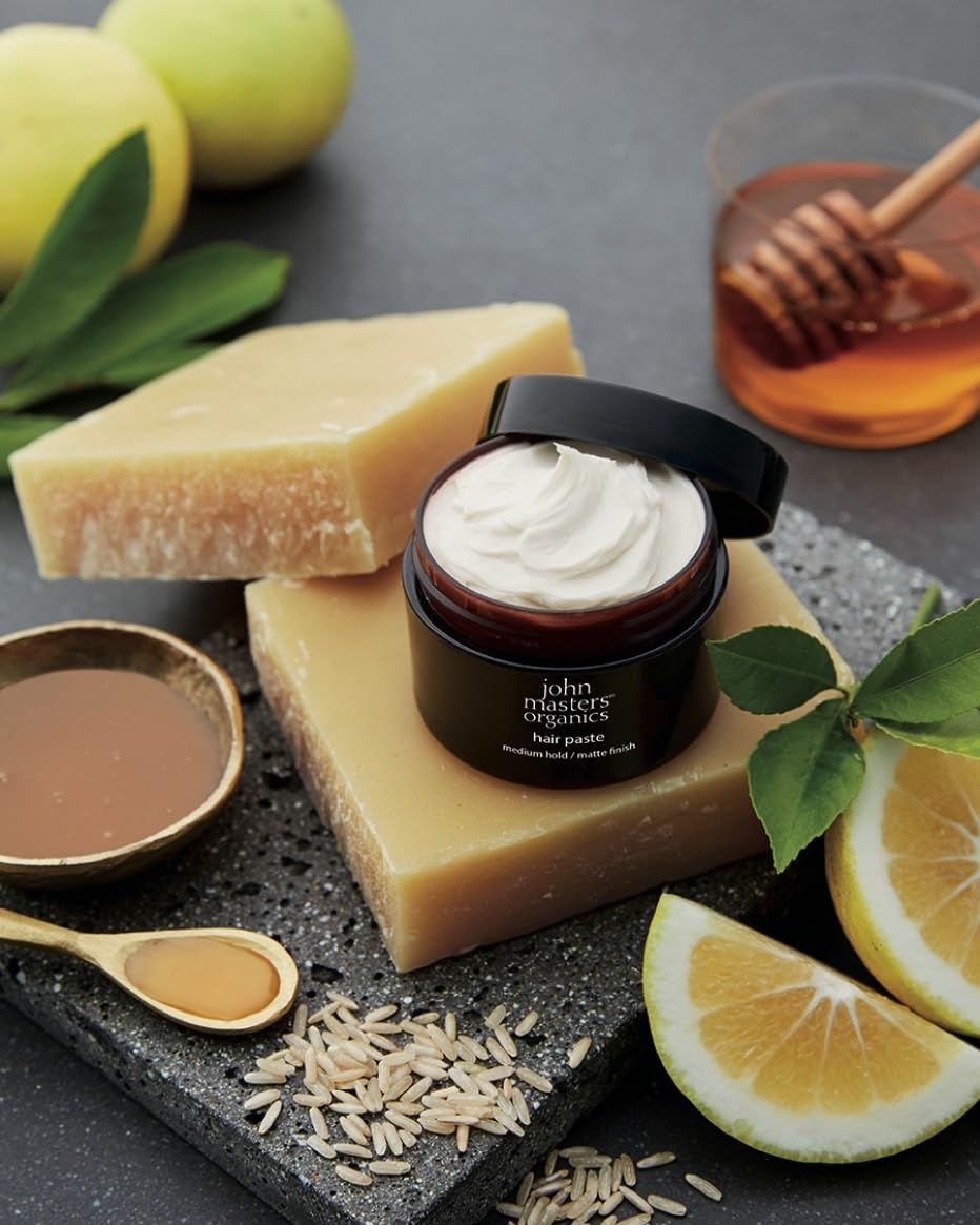 John Master Organics John Masters Organics Hair Paste- Matte Finish, Honey & Beeswax, 2 Ounces
