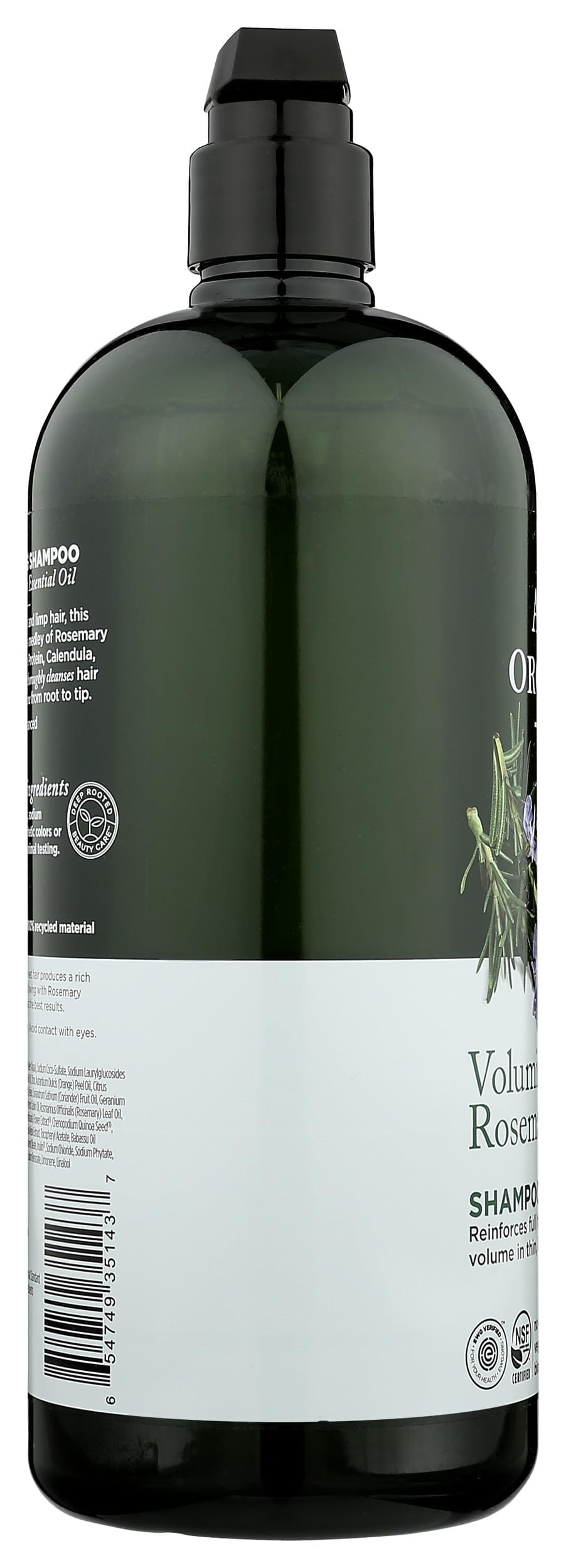 Avalon Organics Shampoo, Rosemary Shampoo, 32 Fl Oz