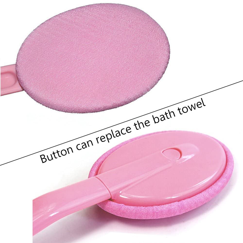 Eyxformula Easy Lotion Applicator for Back - Long Handle Cream Applicators Wand with 2 Pads, Tool to Apply Sunscreen, Self Tanner on Back, Body