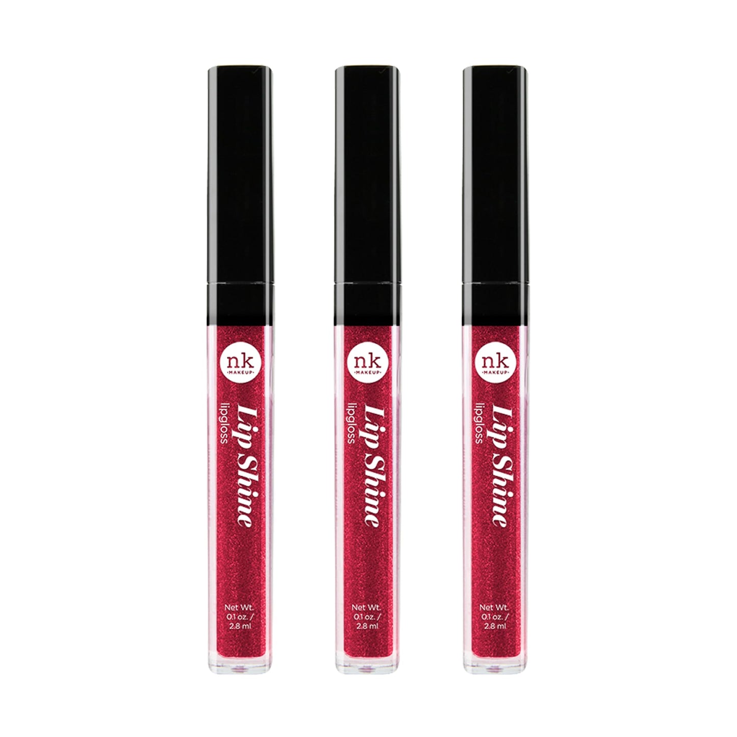 NICKA K NEW YORK Lipshine, Cosmetics, vibrant colors, bright colors, shining lips, lip shine, long lasting (AMZ256)