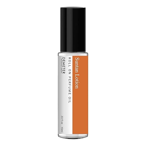 DEMETER Suntan Lotion Perfume Oil Roll on, .33 Oz, Long-Lasting